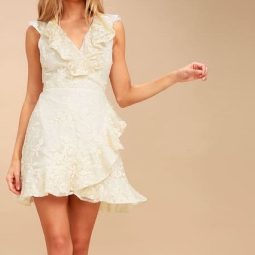 NWT BB DAKOTA Harlow Cream Lace Dress